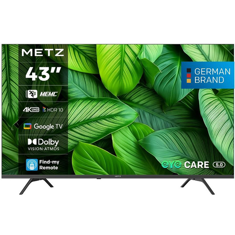 Телевизор Metz 43MUF7000Z, 4K UHD Smart Android LED, 43 инча